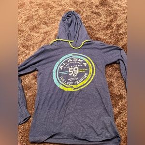 Alaska Gray/Blue Hoodie